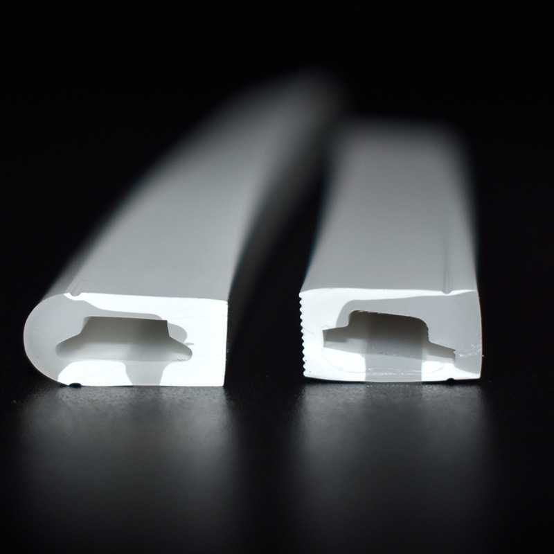 侧发光霓虹灯柔性硅胶套管0612  0613双色硅胶套管嵌入式灯带套管