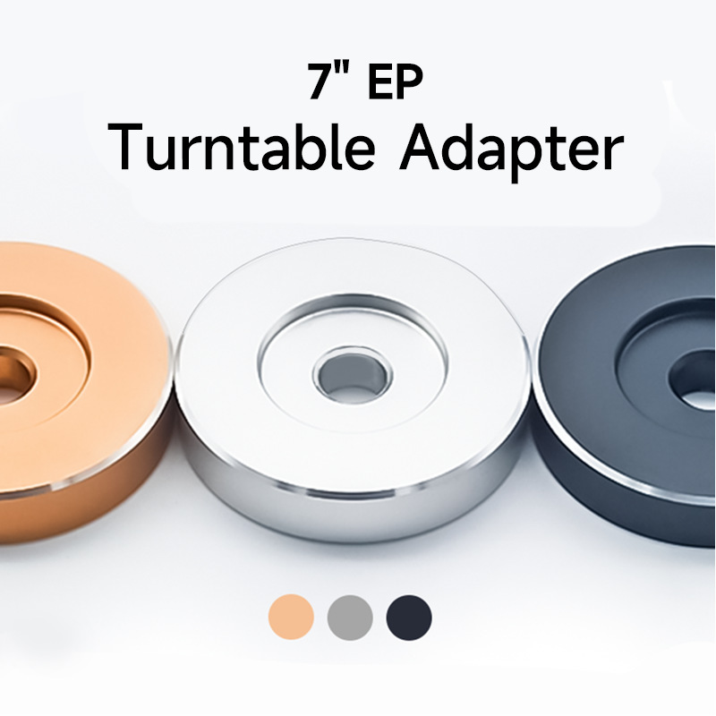 Vinyl phonograph record town 7-inch vinyl record 45-turn large hole conversion film core sleeve adapter