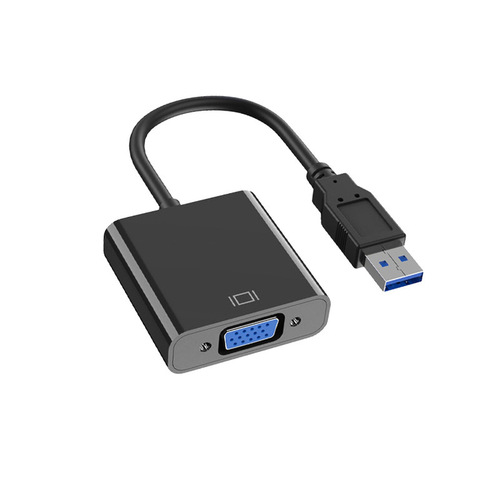 USB to VGA Adapter for Computer to Connect Monitor as Extended Screen, USB 3.0 to VGA Cross-Border