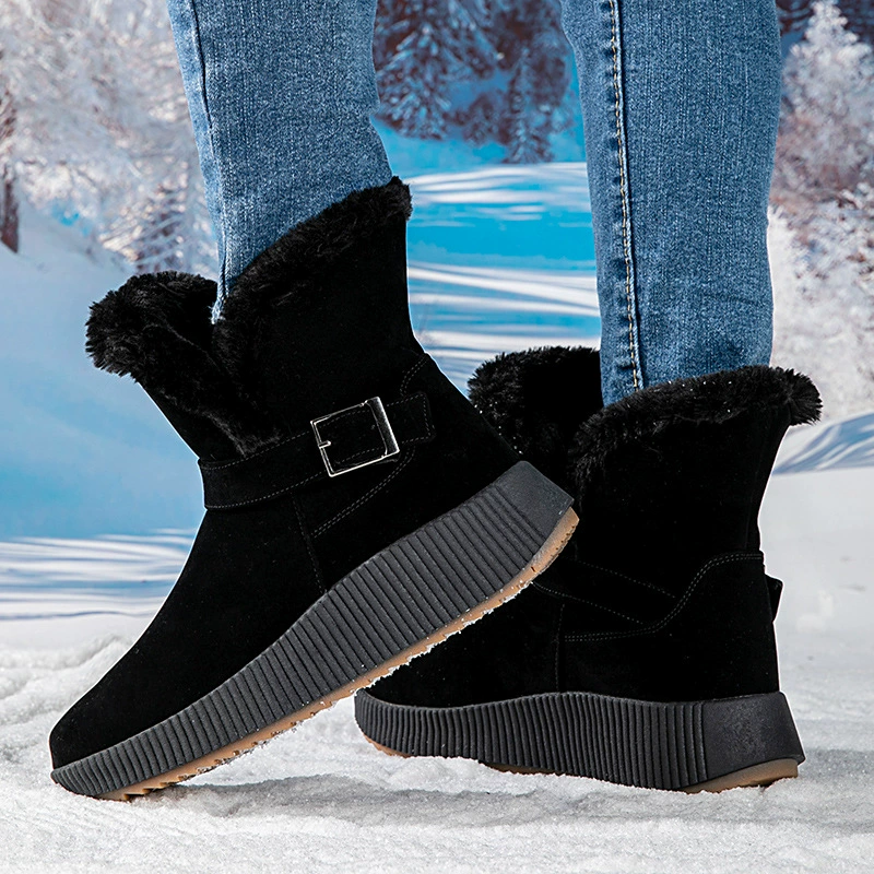 2025 новые зимние ботинки, высокие хлопчатобумажные туфли, уличные хлопчатобумажные туфли, ботинки для охоты на уток, хлопчатобумажные туфли на толстой подошве, туфли для треккинга по реке, туфли с пятью пальцами.