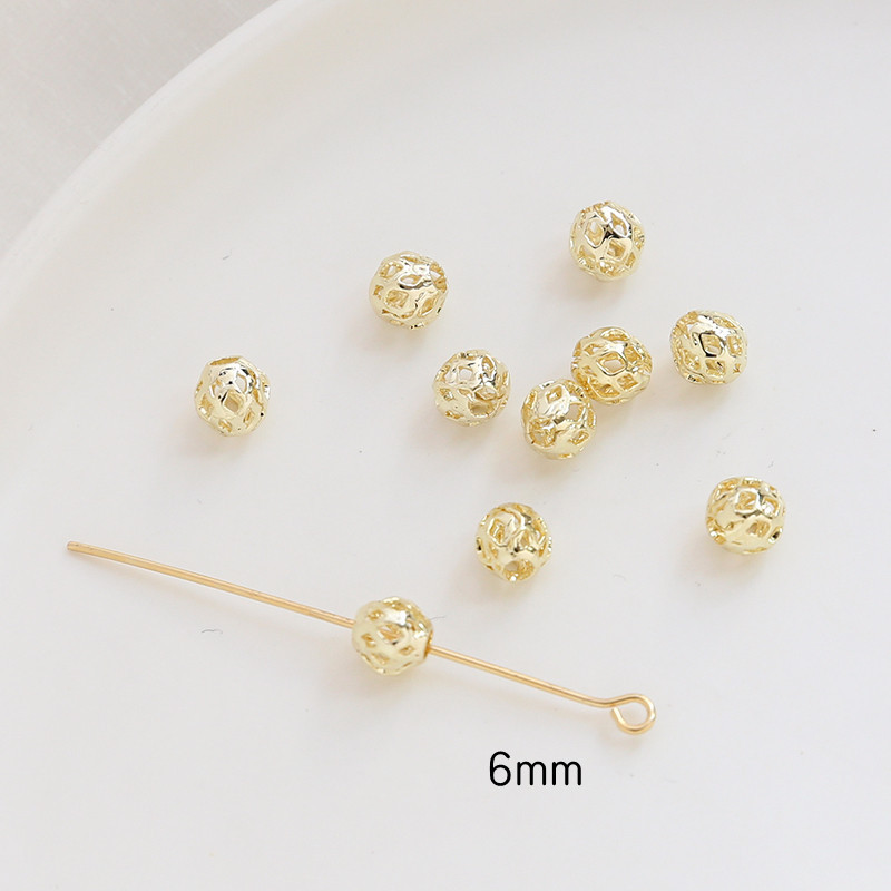 1g Weight Beads Jewelry Making Type DIY Jewelry Accessories Classification 1 Piece Quantity Copper Material Solid Color Pattern Plating Design Simple Style Style 1 Piece Copper Solid Color DIY Jewelry Accessories Beads 14