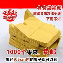 桃子套袋袋水蜜桃冬桃蟠桃黄桃网袋防虫鸟水果树纸袋子