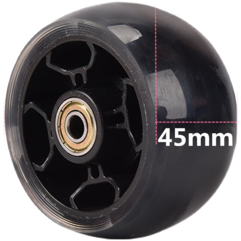 Wheel flashing front and rear, high-quality PU widened children's scooter, silent tires, enlarged accessories, scooter rubber