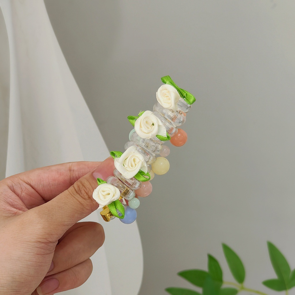 샴페인 로즈 컬러 비즈