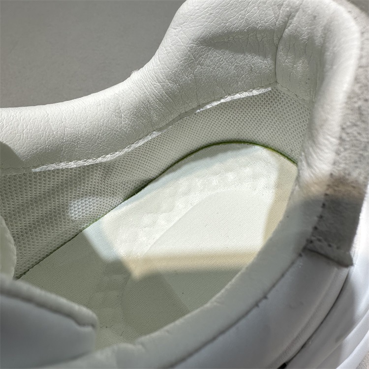 Baskets homme décontractées en cuir blanc style mode polyvalent_voghion.com