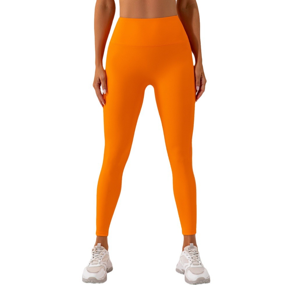Pantalones de Yoga de Cintura Alta, Levanta Glúteos, para Correr al Aire Libre, Fitness, Sin Costuras, Sensación Desnuda, Ropa Deportiva Ajustada para Mujer