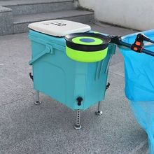 加厚钓箱迷你小钓箱新款便携超轻装备多功能单层钓鱼钓桶活鱼硬壳