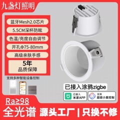 哇哦定制智能节能防眩筒灯led嵌入式家用客厅过道智能无主灯孔灯