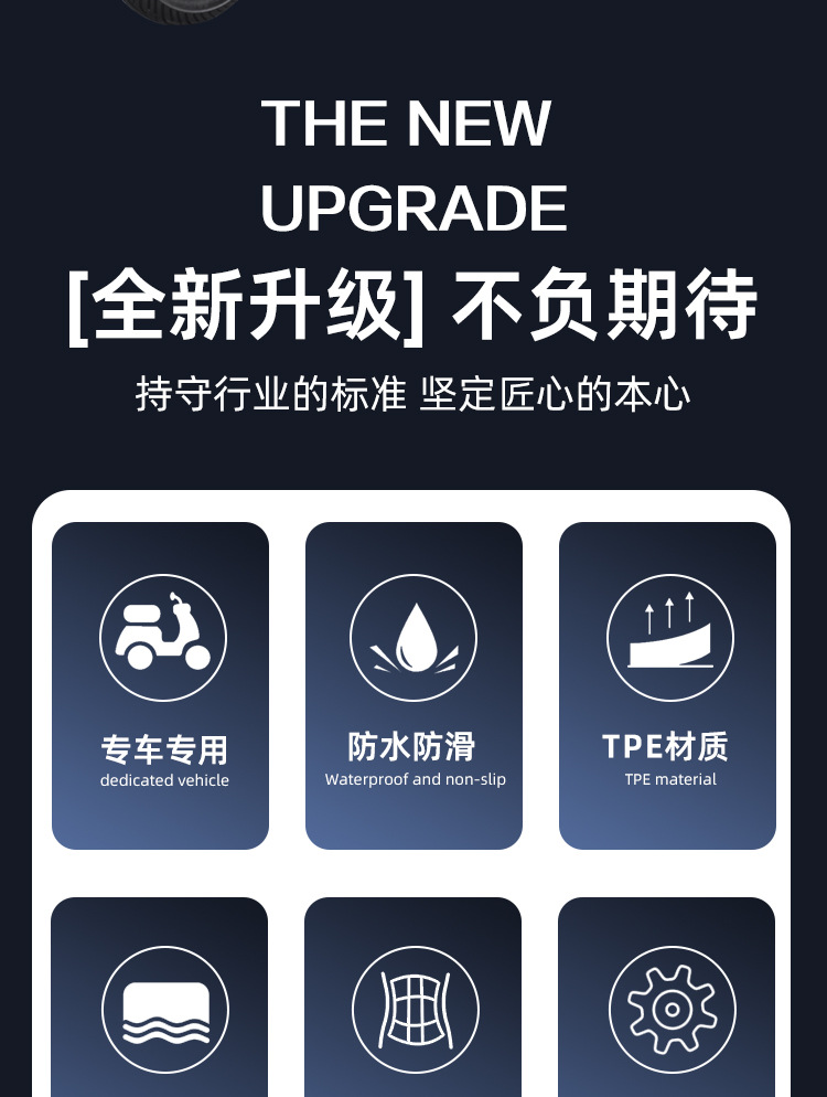 Suitable for Yadi Full-Coverage Tpe Floor Mats Crown Energy S White Shark/Modern/G35Plus/X5/Crown Energy T35 Series