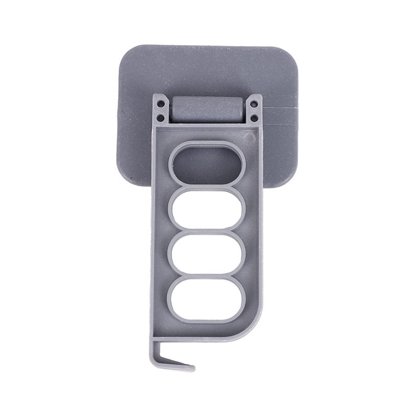 Hogar pegado plegable gancho invisible dormitorio percha sin perforación percha de cuatro agujeros percha de dormitorio almacenamiento de oficina