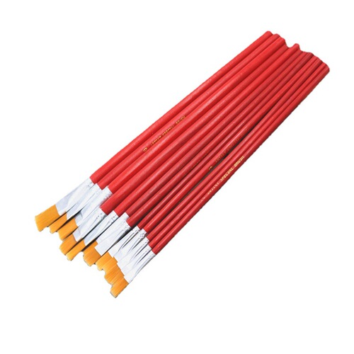 Red rod oil paint pen nylon hair water chalk row pen set acrylic painting painted pen brush art preschool education water pen