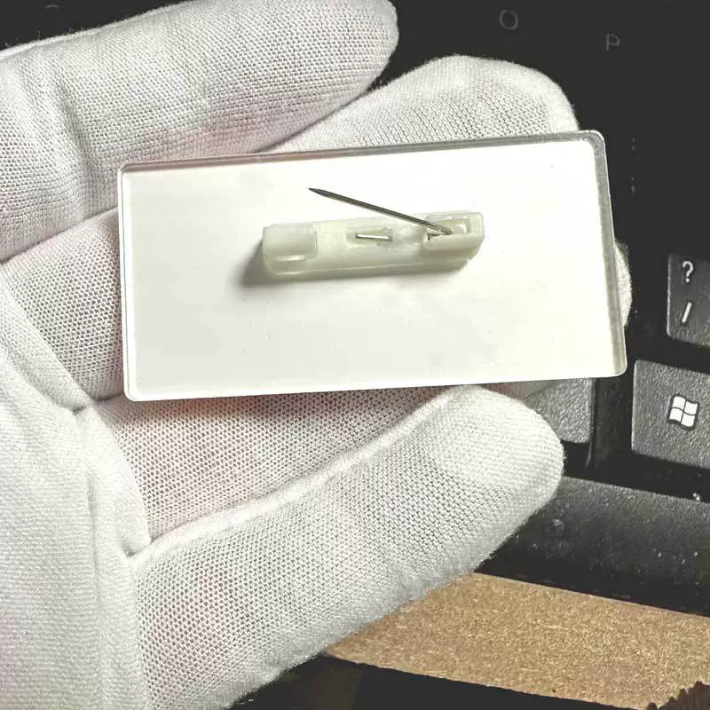 Акриловая брошь, значок, бейдж, большого размера, 2.5×5 см, из Малайзии