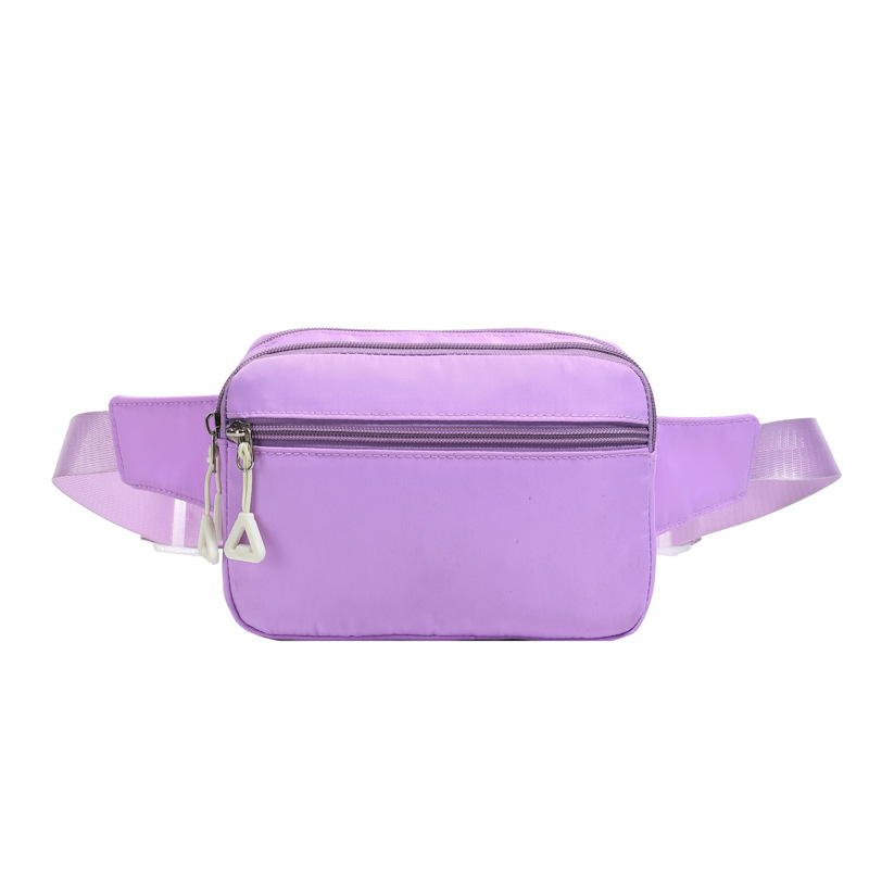 Coreano simple color sólido bolso de pecho para niños y niñas deportes ociosos bolso de mochila infantil 2026 bolso de cintura infantil transfronterizo