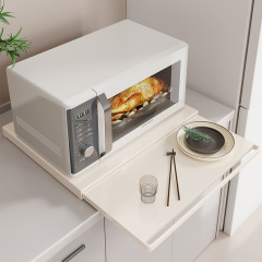 キッチン電子レンジスタンド、オーブン、炊飯器、コーヒーメーカー用のクロスボーダー専用収納ラック、引き出し式調理準備ツール