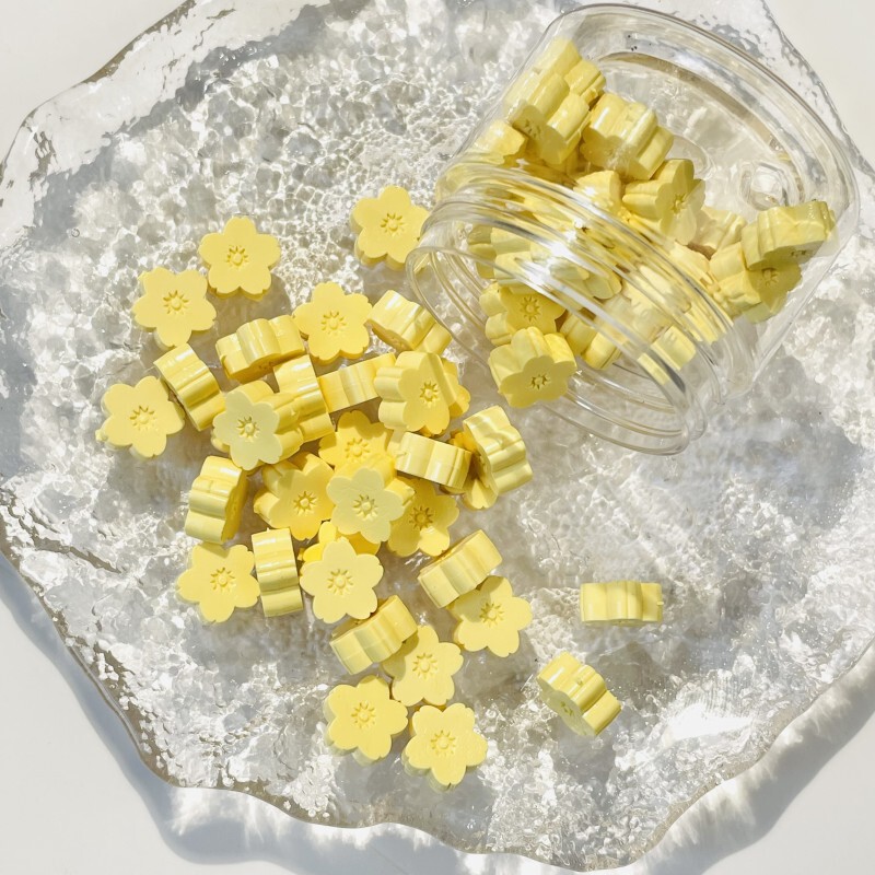 金源火漆蜡粒樱花花型 火漆蜡粒樱花混色约30粒 20g 5色雾面上新|undefined