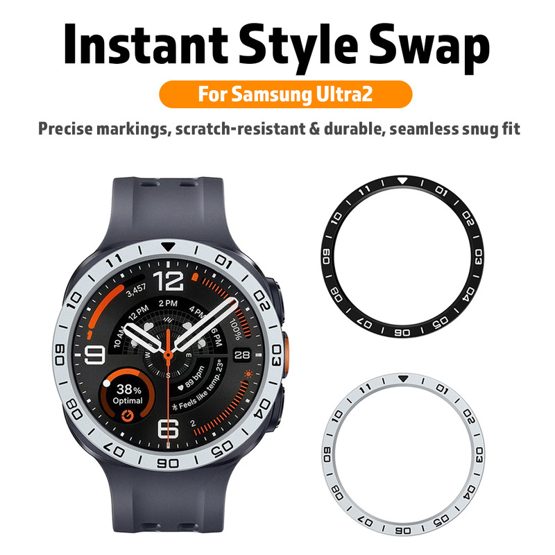New model suitable for Samsung Galaxy Watch Ultra2 PC digital scale bezel 47mm Samsung protective ring