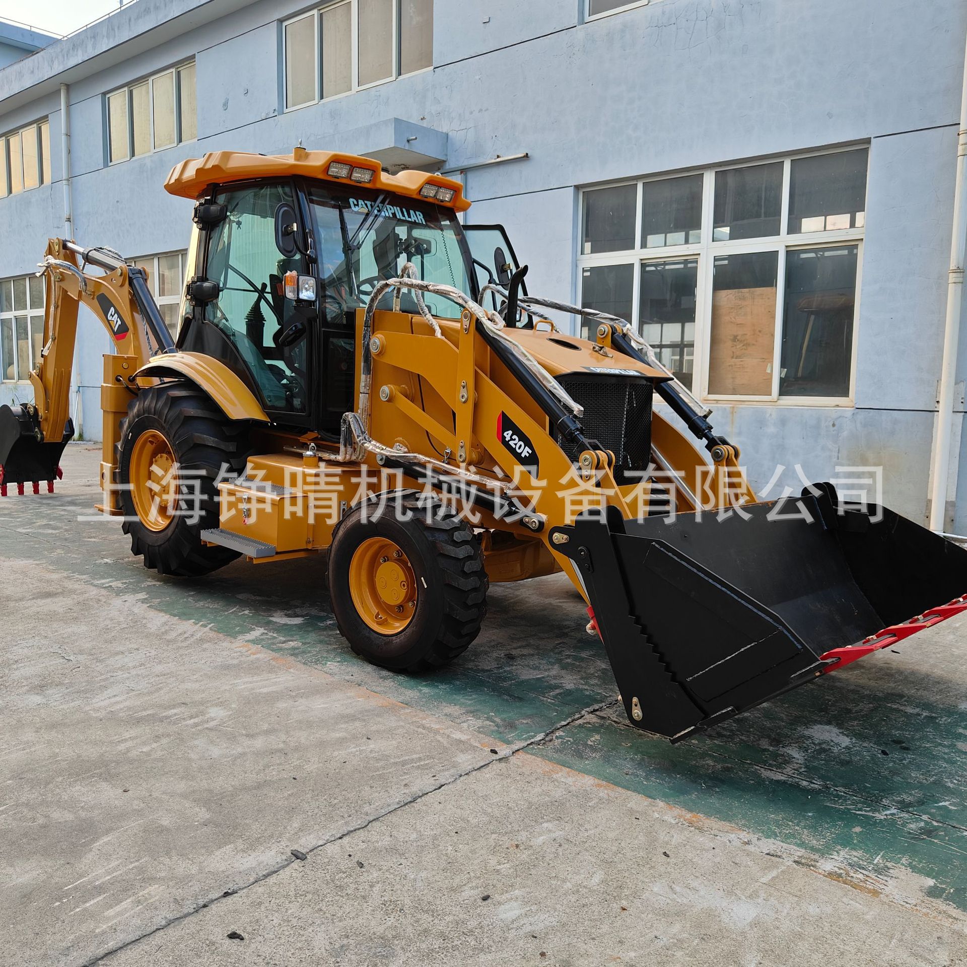CAT420F两头忙装载挖掘机可外贸卡特420E两头忙