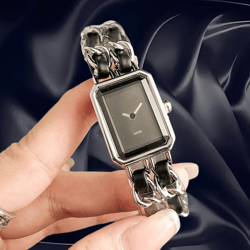 Internet Celebrity Small Gold Nugget Women's Watch Niche Light Luxury Elegant Square High-end Fashion Wristwatch Bracelet Watch Cross-border Watch