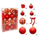 跨境爆款 <font red=H>圣诞</font><font red=H>节</font><font red=H>装饰</font><font red=H>品</font> 8cm异形彩绘塑料<font red=H>圣诞</font>球套装 <font red=H>圣诞</font>树挂件