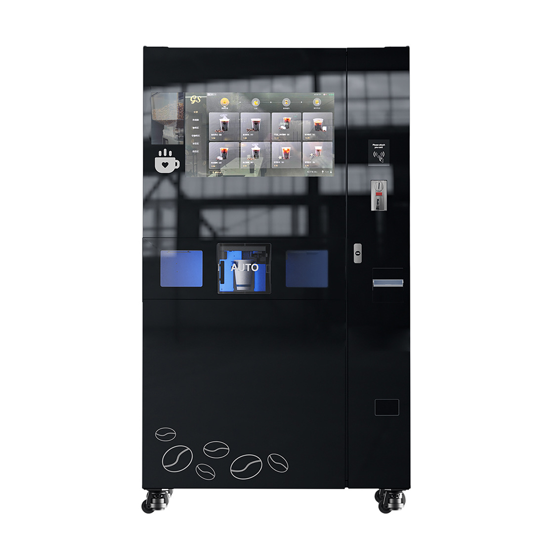 JK86 máquina de café auto-servicio máquina vending de jugo de café automática limpieza automática esterilización anticongelante a prueba de humedad