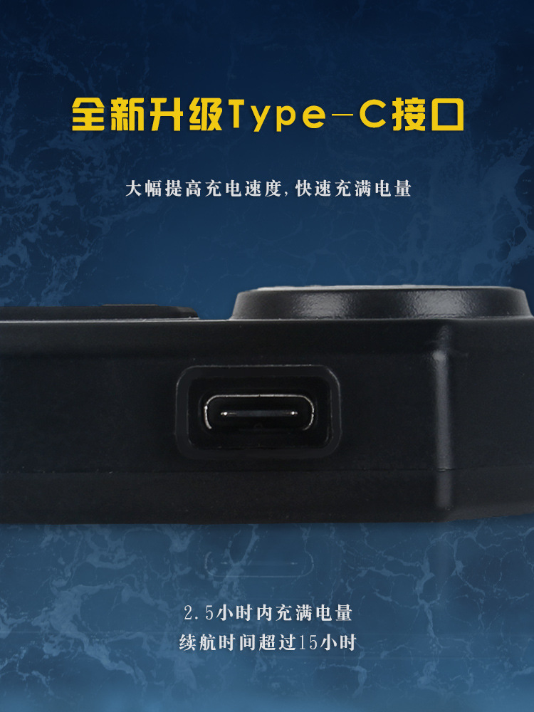 Motorcycle Bluetooth Headset Adapted to Full-Face Helmet and Half-Face Helmet Hd Call and Long Standby