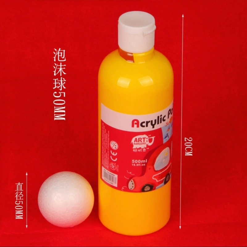 White round styrofoam ball from foam, small particles, DIY