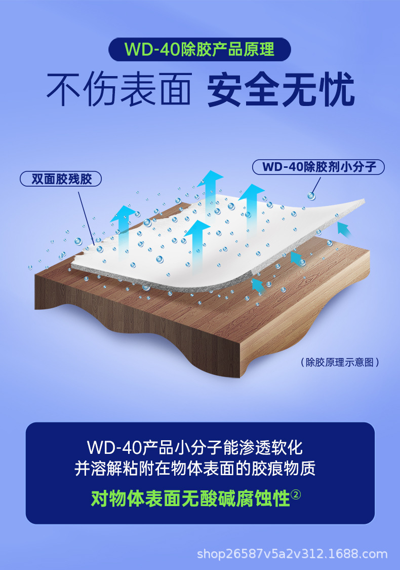 Wd-40 Adhesive Remover with a Non-Irritating Orange Scent, Household Adhesive Remover, Car Adhesive Remover, Non-Drying Adhesive Remover, Double-Sided Tape Remover