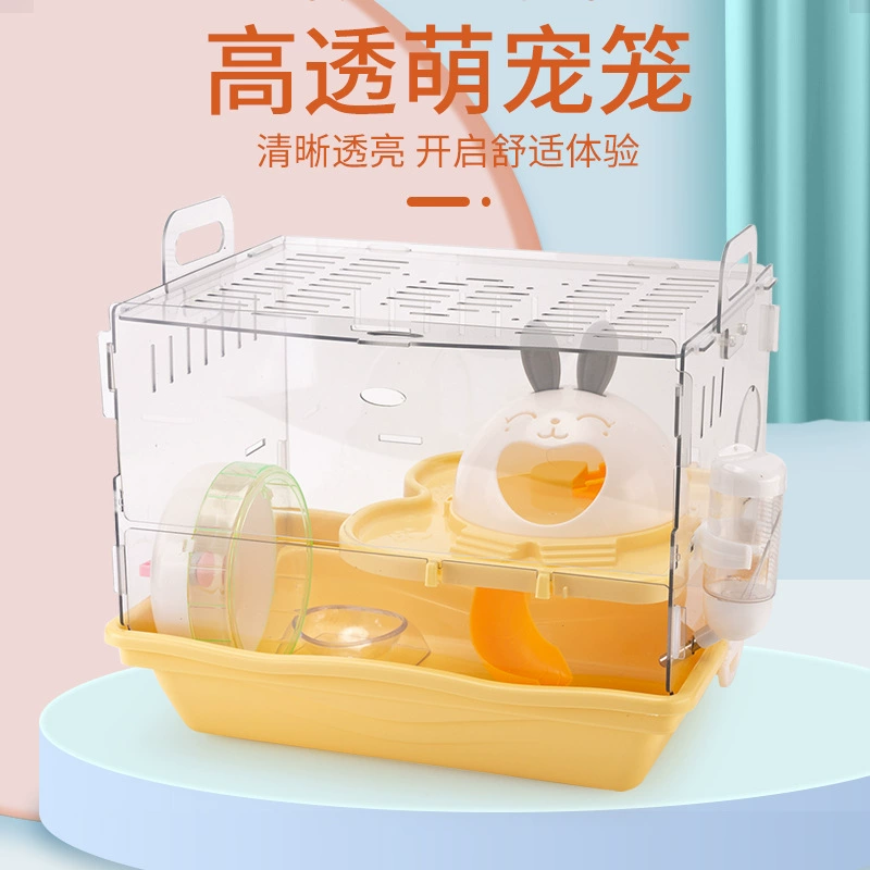 Фабрика прямых продаж клетки хомяка двухслойная клетка с головой кошки золотого медведя гнездо большого хомяка