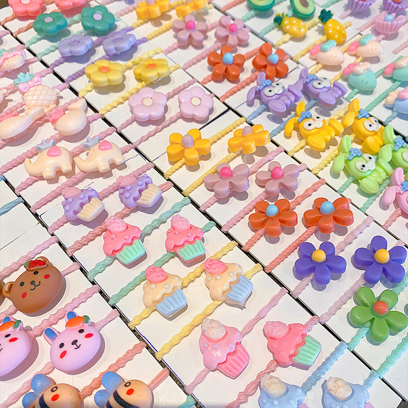 2022 nueva cuerda de pelo bebé corbata anillo de pelo tocado