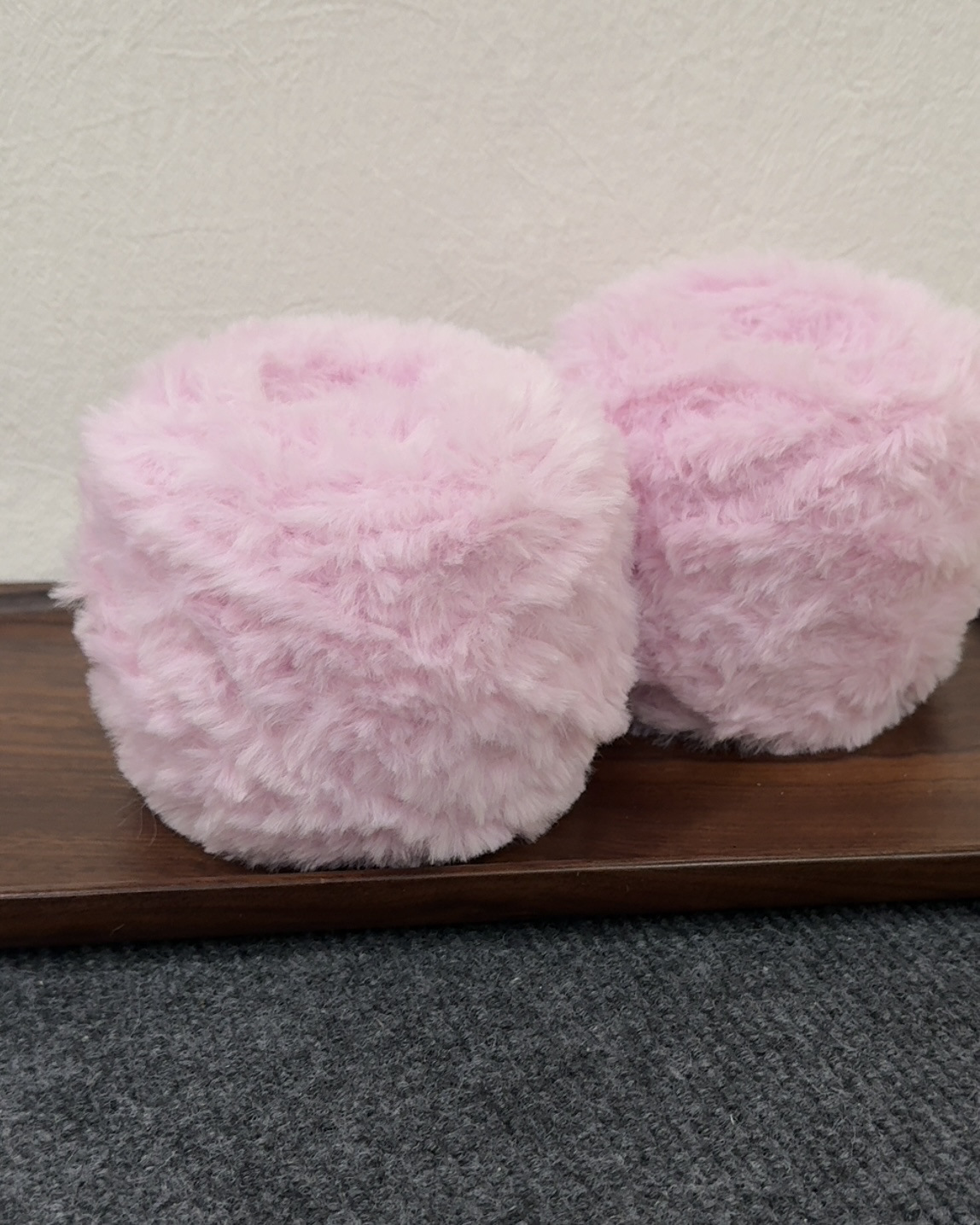 새로운 컬러 핑크와 퍼플 100g 볼