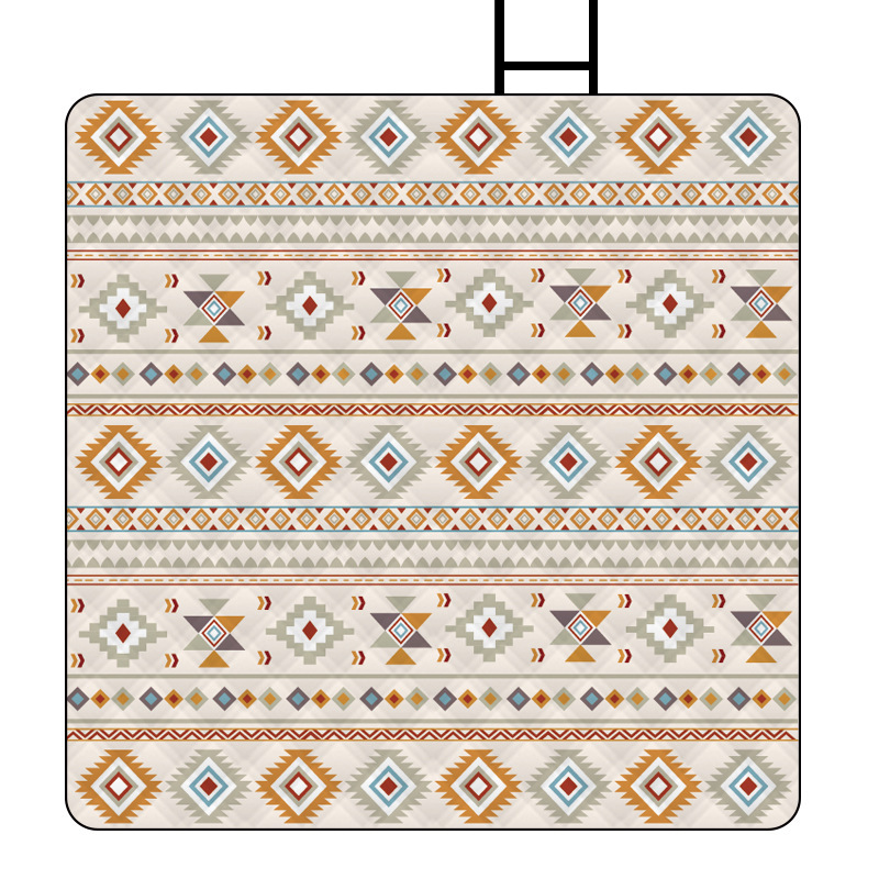 노란 민족 스타일---1.5X 2m 명주 + 160g 접착제 없는 면 + 210D 옥스포드 천