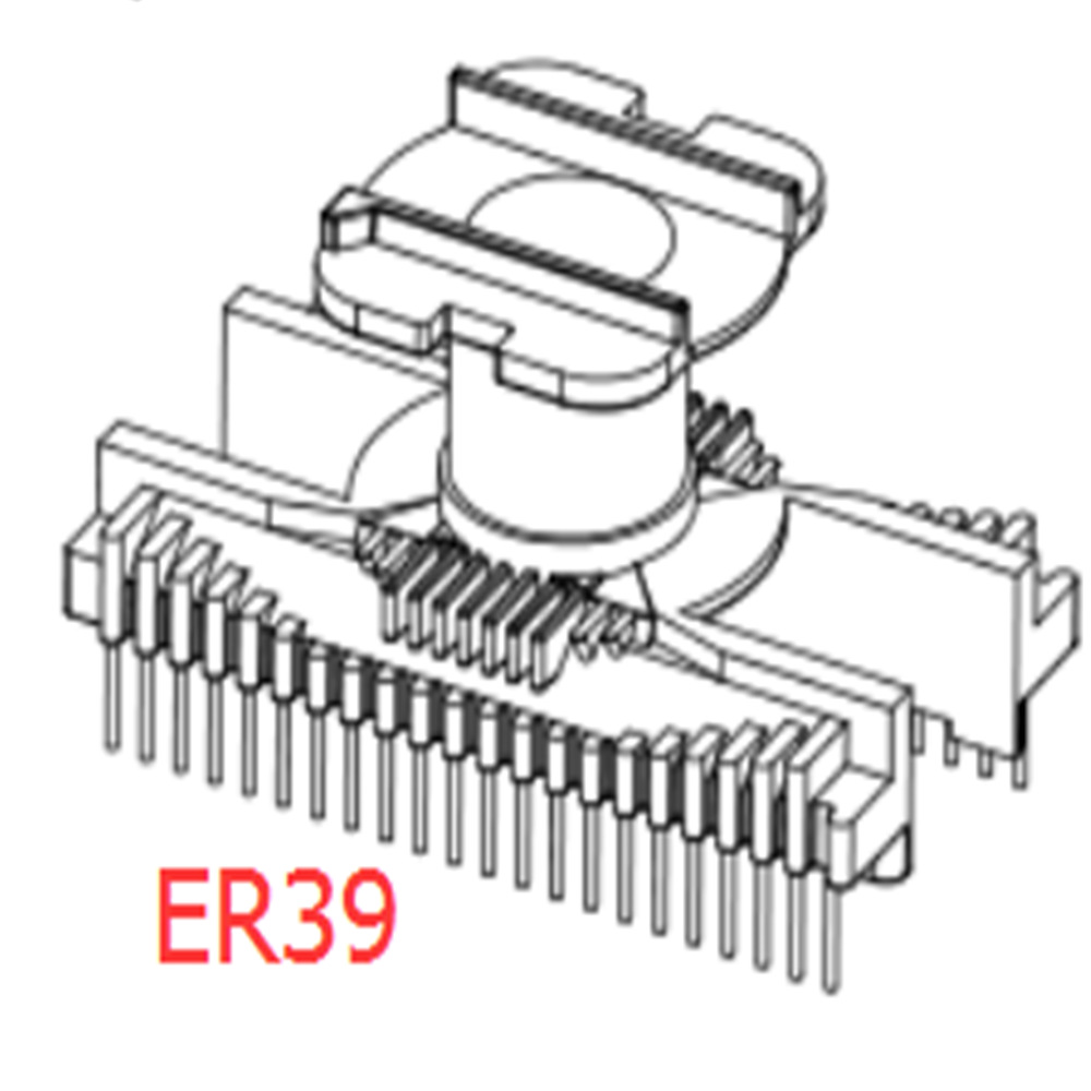 ER39电木骨架ER39变压器骨架ER39贴片骨架立式22+22针