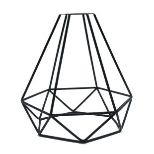 Cross-border hot sale diamond lampshade single wire Diamond iron small bird cage lampshade chandelier wall lamp iron lamp accessories