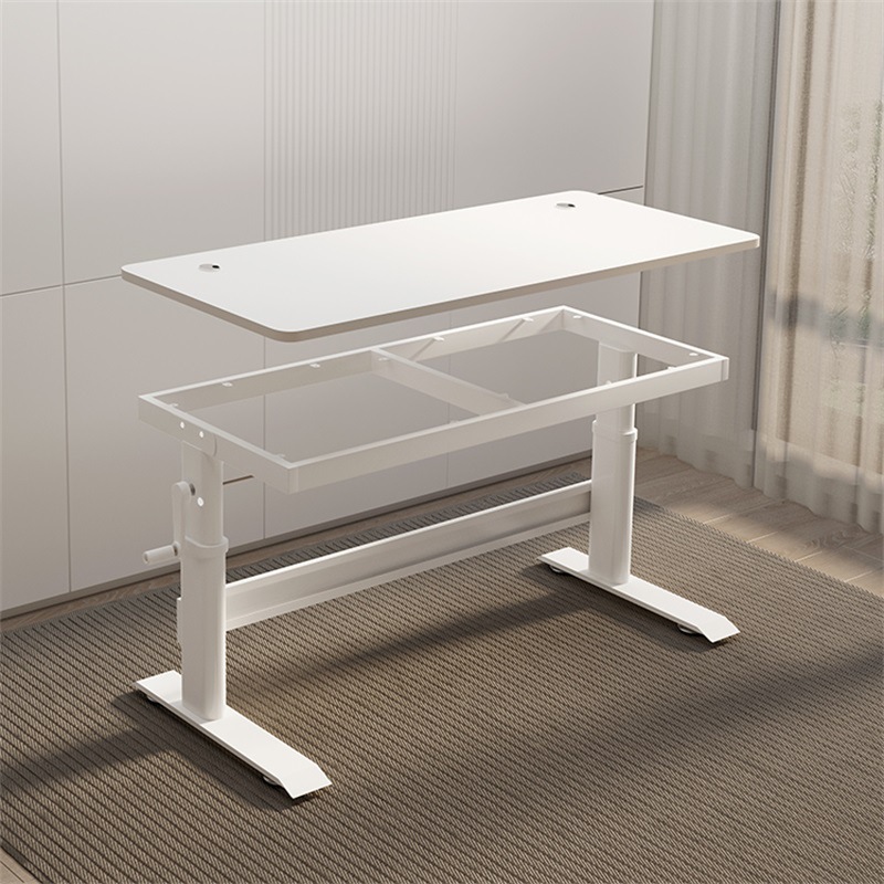 桌子腿桌脚架子可订桌架底座升降桌腿支架加粗电脑书桌腿碳钢调节