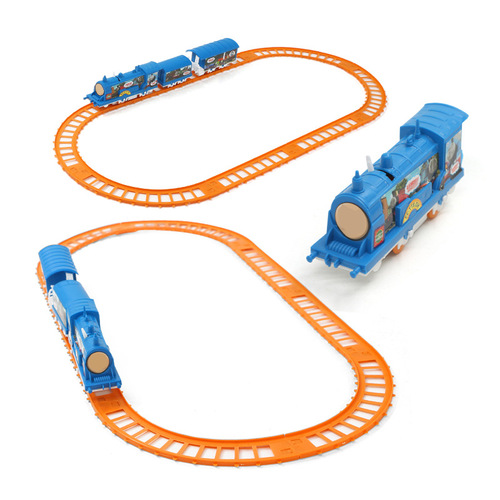 Electric rail car educational toy car simulation small train with rail children baby boys and girls 1-3 years old 6 high-speed rail