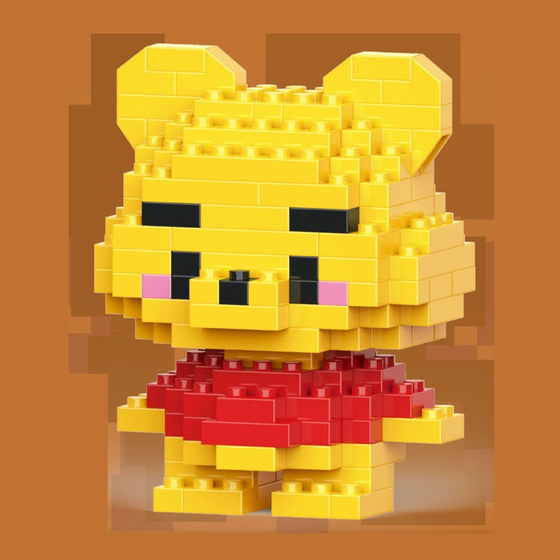 Мультяшный мини-кирпич конструктор (Lego) 16-модельная коллекция, набор подвесок из разных кукол, 128–241 шт.