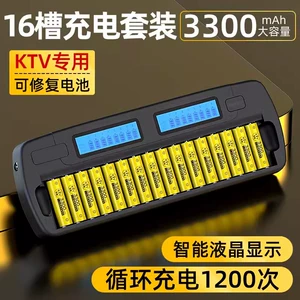 Delip 5 Battery Rechargeable suit 3300 Large Capacity KTV Microphone Battery 5 Ni-MH Rechargeable Battery
