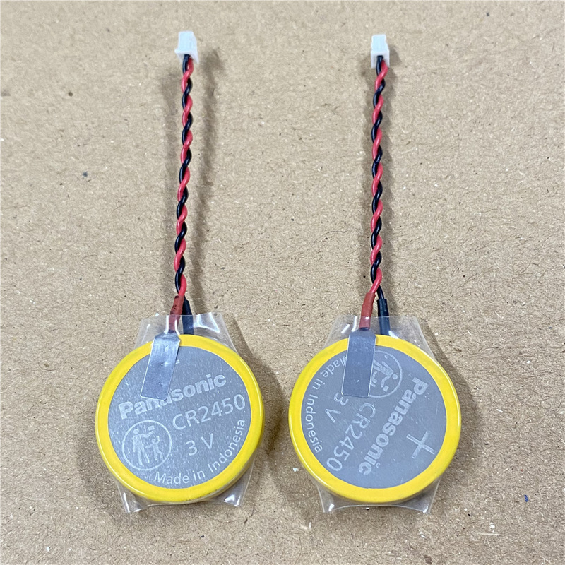 原装松下CR2450带插头AFPX-BATT松下FP-X系列 PLC备份锂电池 现货