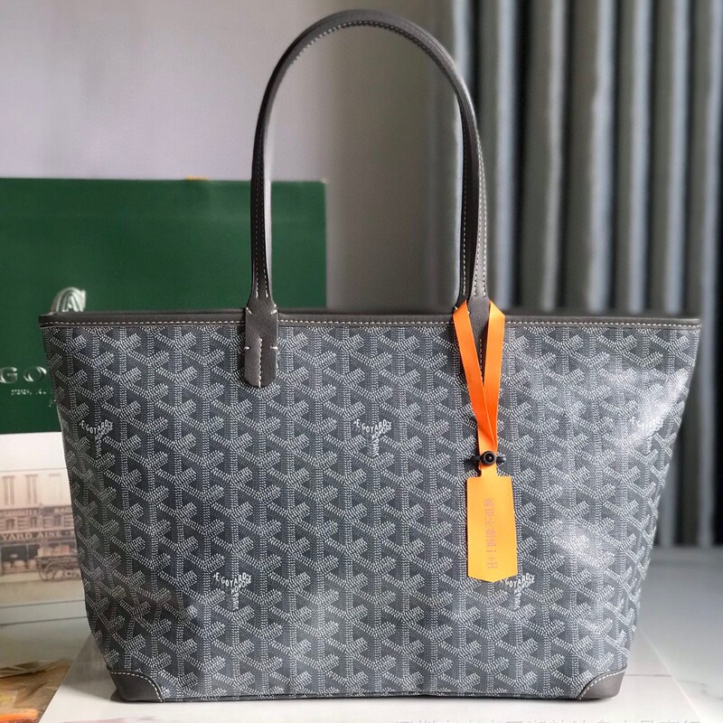 Goyard Goya Artois Zip Shopping Bag Dog Teeth Tote Tote Medium Large Shoulder Tote