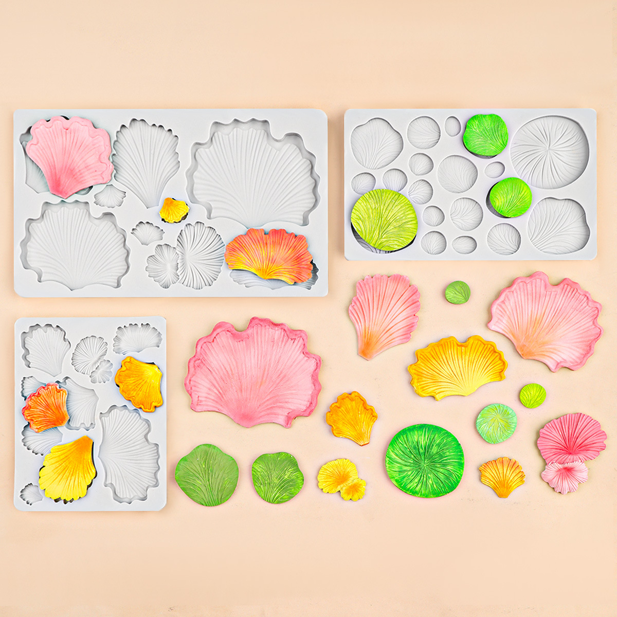 Molde de silicona de hongo hongo molde de chocolate de pastel de fondant de hongo