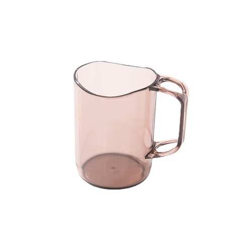 Japanese transparent mouthwash cup with handle toothbrushing cup bathroom plastic tooth cup home handle couple tooth cylinder