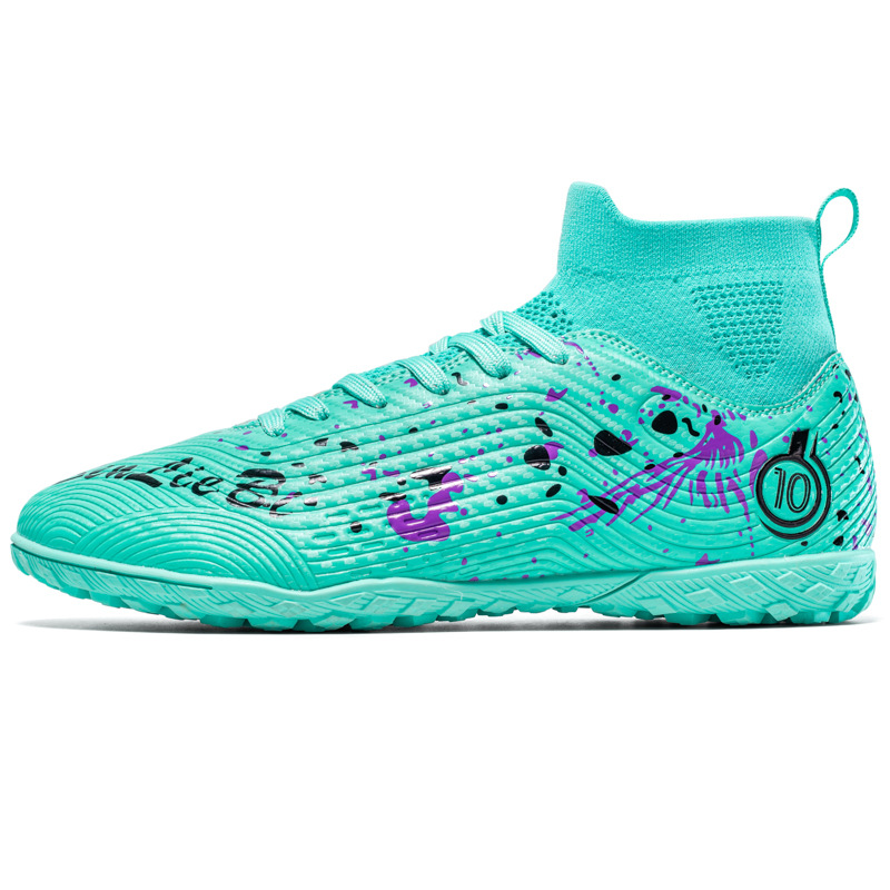 Nuevos zapatos de fútbol para hombres y mujeres con clavos largos zapatos de fútbol juveniles zapatos de entrenamiento antideslizantes un cabello