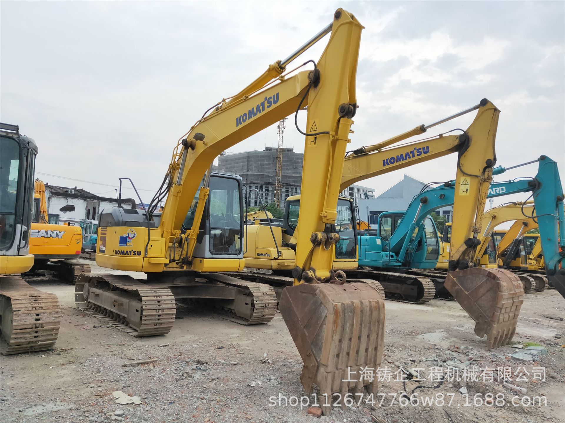 九成新小松挖掘机PC128US-2 12吨圆尾挖机参数