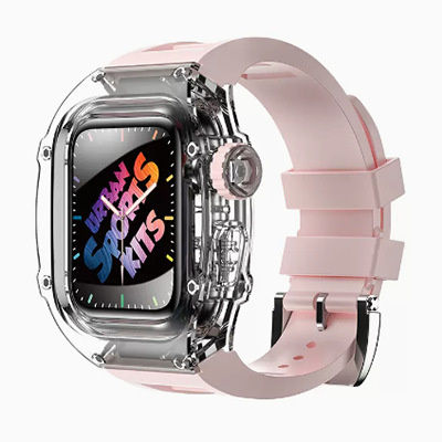 Modificado Richard AppleWatch vaina para Apple Watch S876 Correa iwatch funda protectora transparente