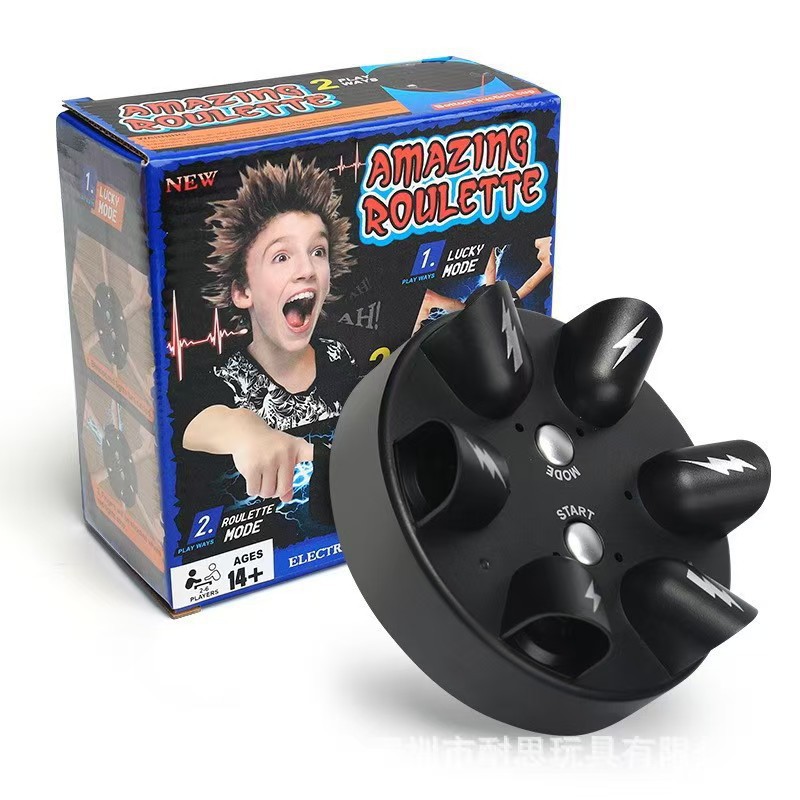 Nuevo juego de mesa extraño de Amazon transfronterizo, descompresión complicada, detector de mentiras de descarga eléctrica de seis dedos, reunión de adultos, juego complicado