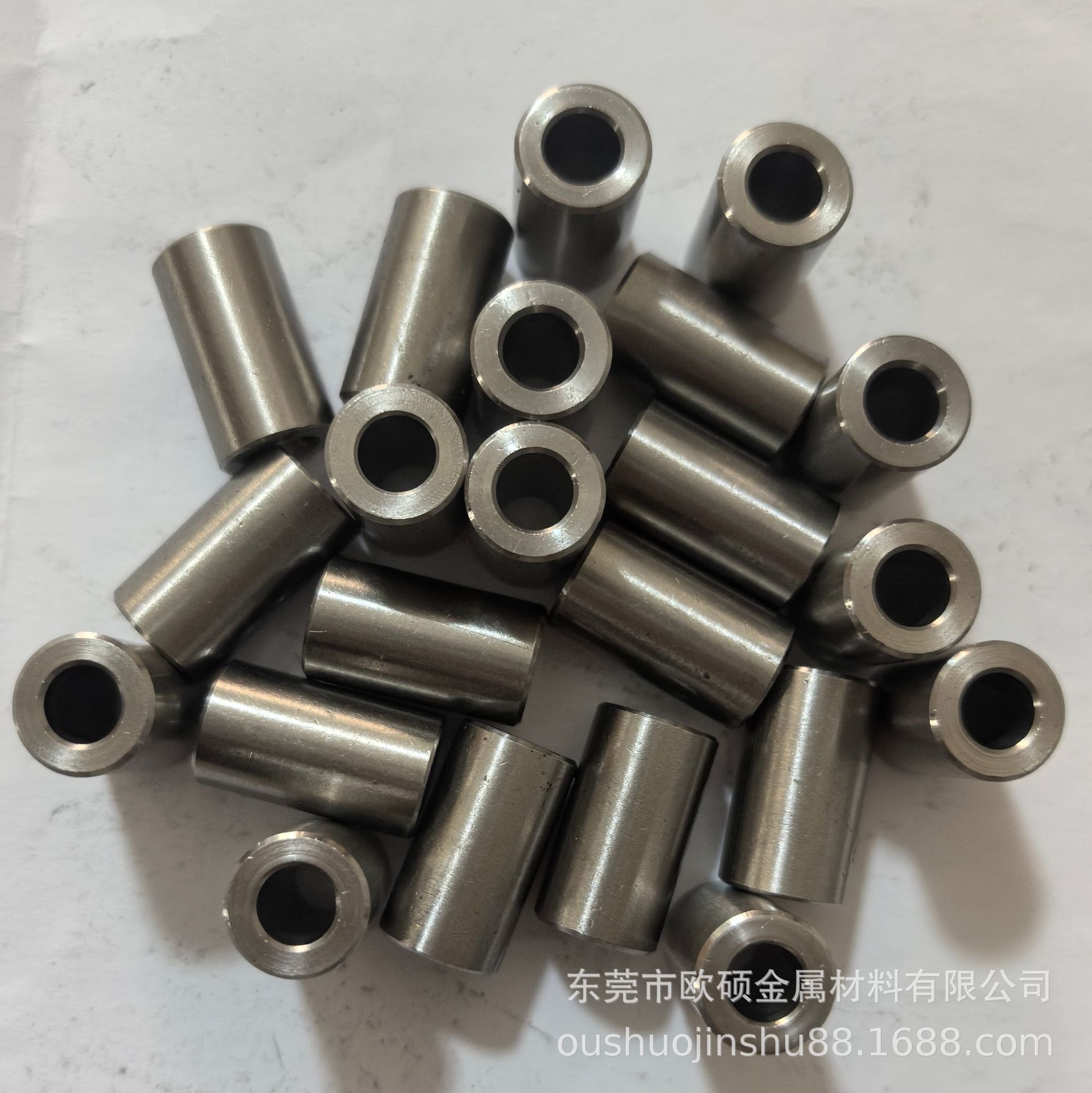 304 316不锈钢轴套钢套衬套轨道滚子任意长度无毛刺倒角 非标加工