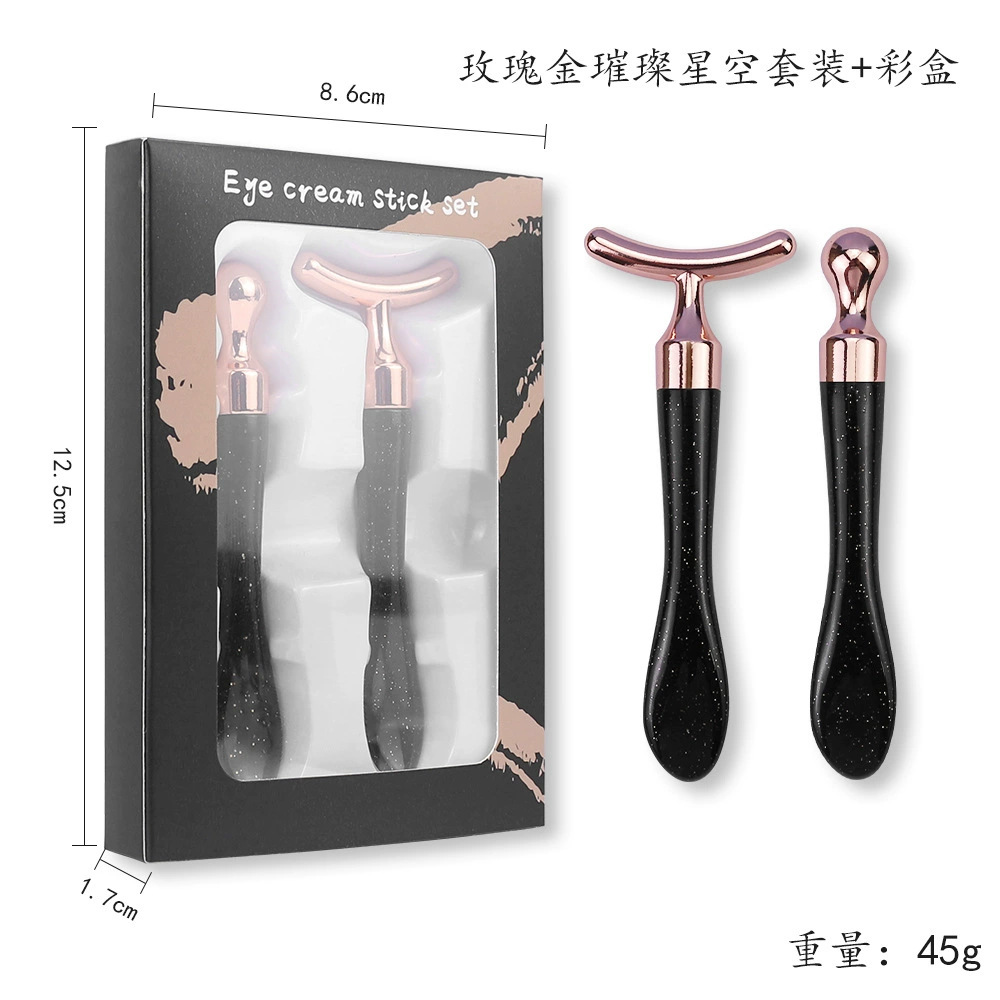 Crema de ojos transfronteriza Stick de masaje Crema de ojos Esencia de crema de ojos Introducción Palo de aplicación Herramienta de cuchara de belleza