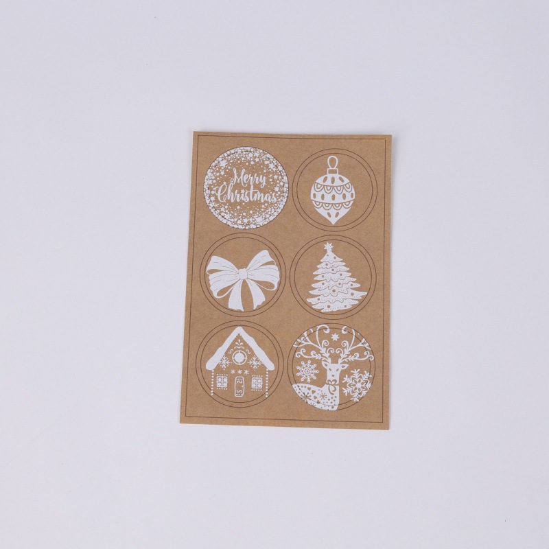 Explosiones transfronterizas de papel de embalaje de regalos de Navidad blanco 3m 10m papel de regalo de gran tamaño enrollado papel de papel retro kraft