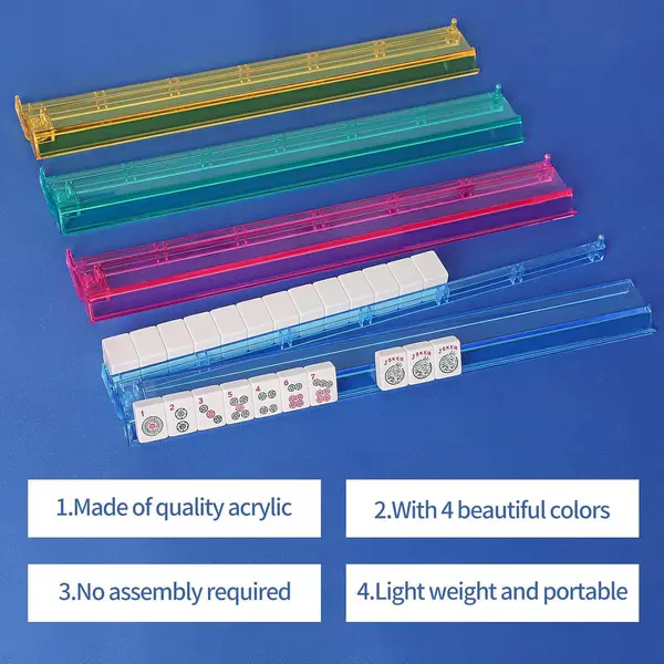 Cross-Border Amazon Best-Selling High-Quality Multi-Purpose Non-Slip Push Ruler Set for Casual Games, Chess, and Mahjong