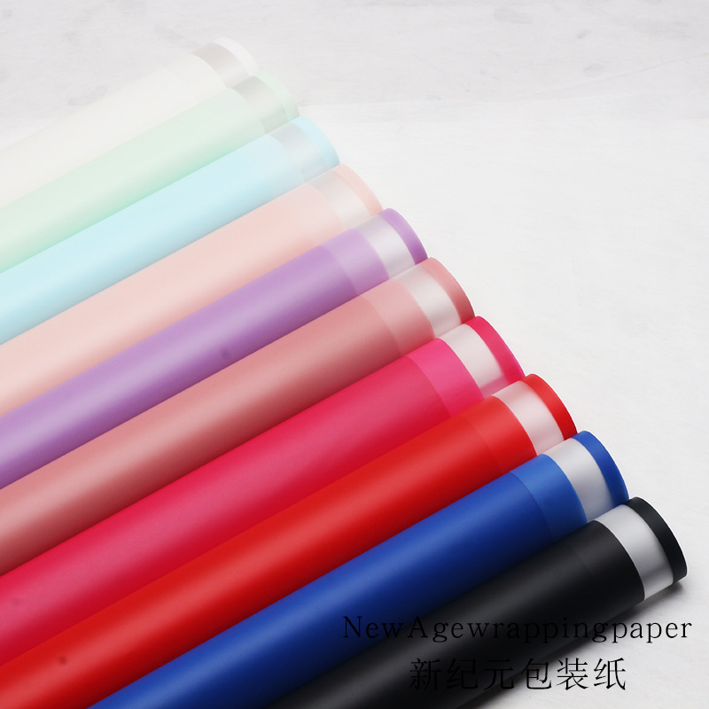 Huaxi nueva era marco impermeable flor papel de embalaje de niebla papel de ramo de flores marco de papel floral material de embalaje floral al por mayor